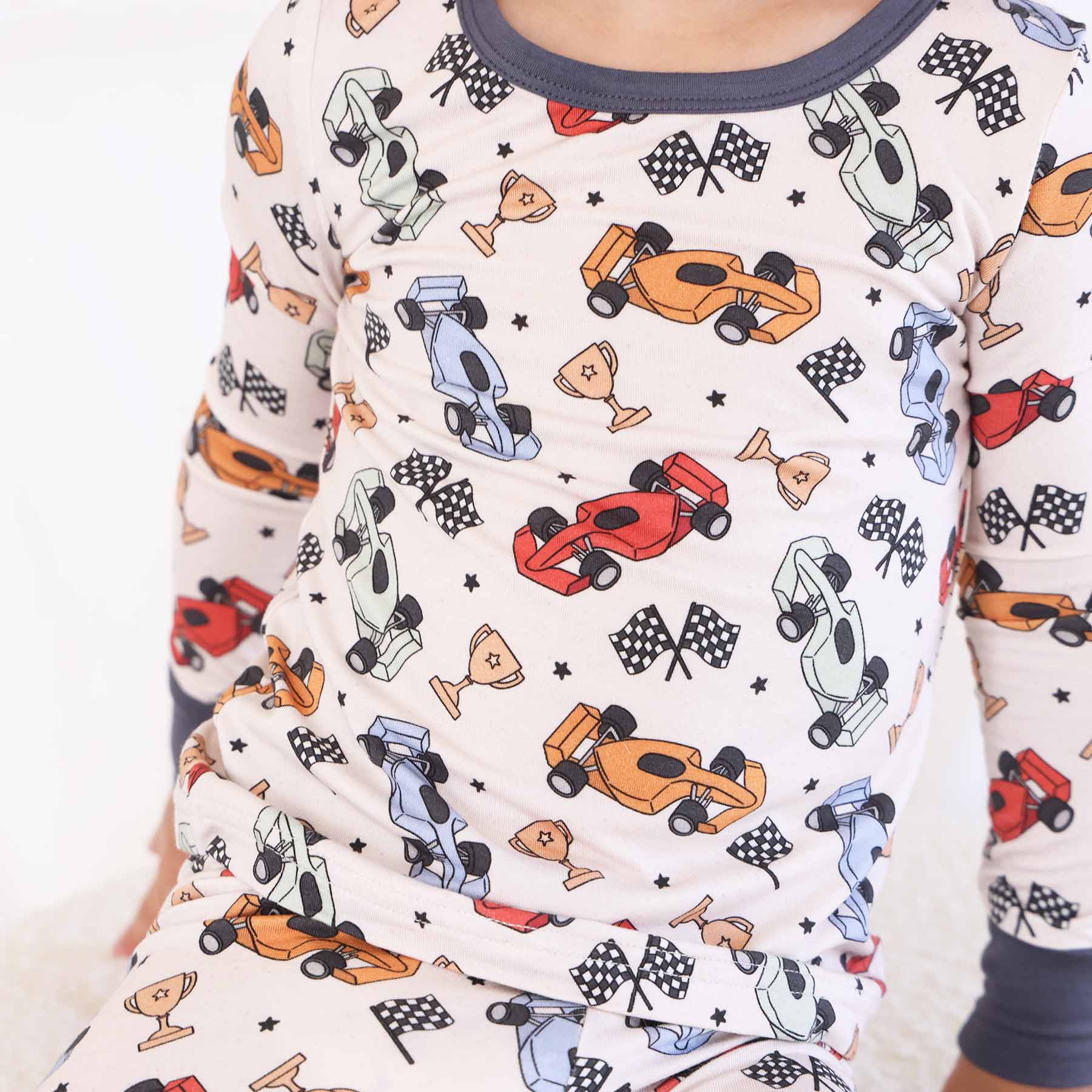 Pit Crew Two Piece Pajama Set