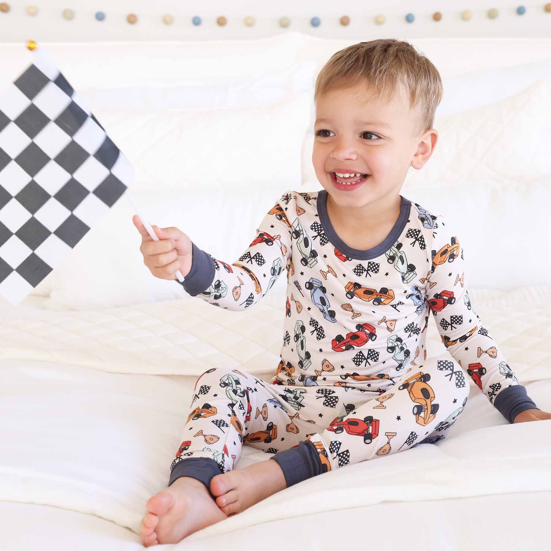Pit Crew Two Piece Pajama Set