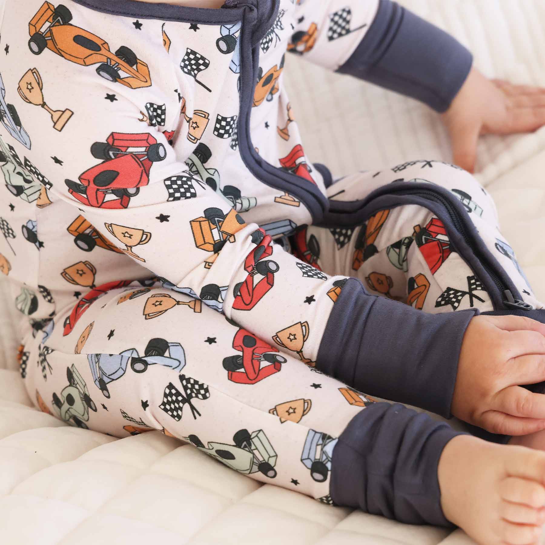 Pit Crew Convertible Zip Romper