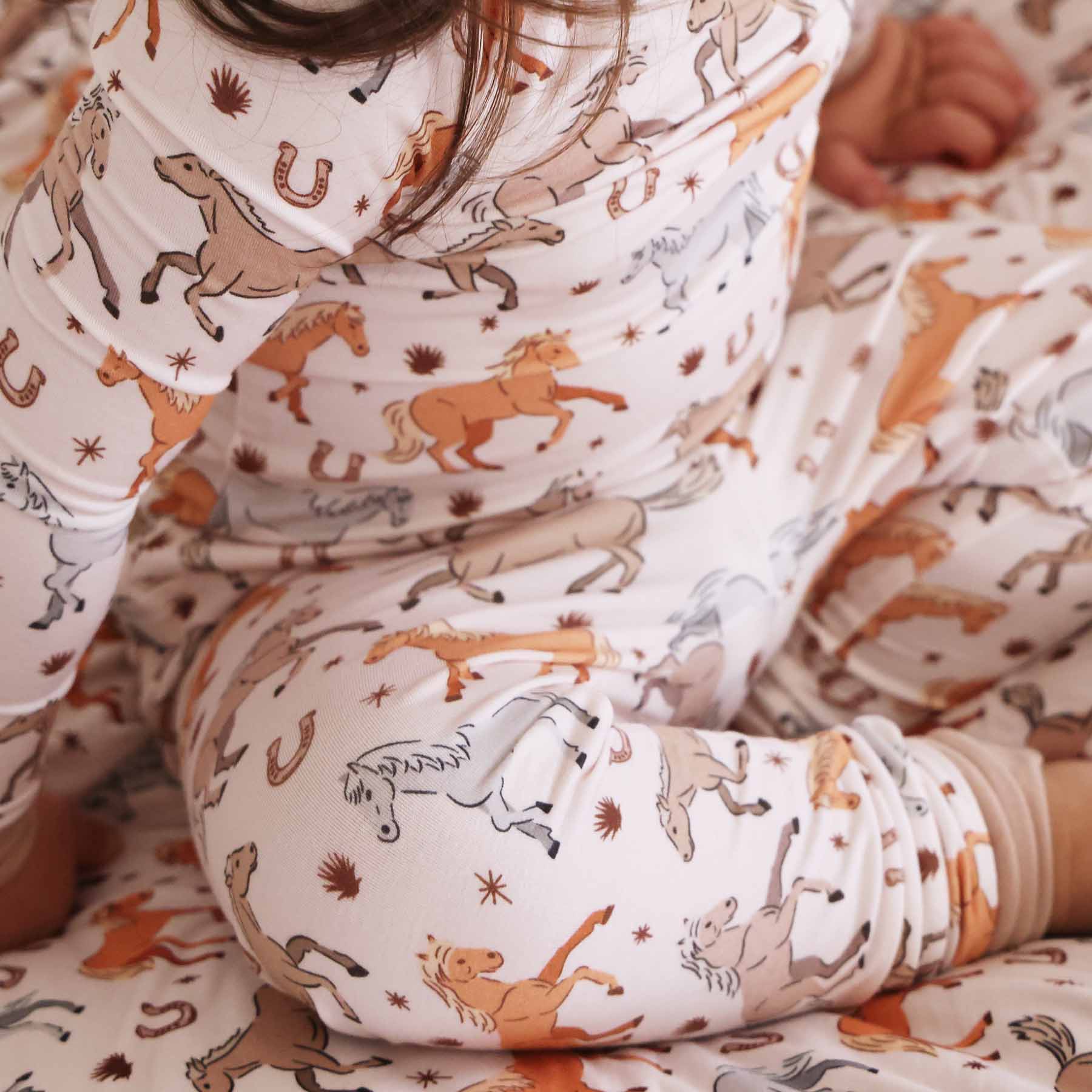 P's Ponies Two Piece Pajama Set