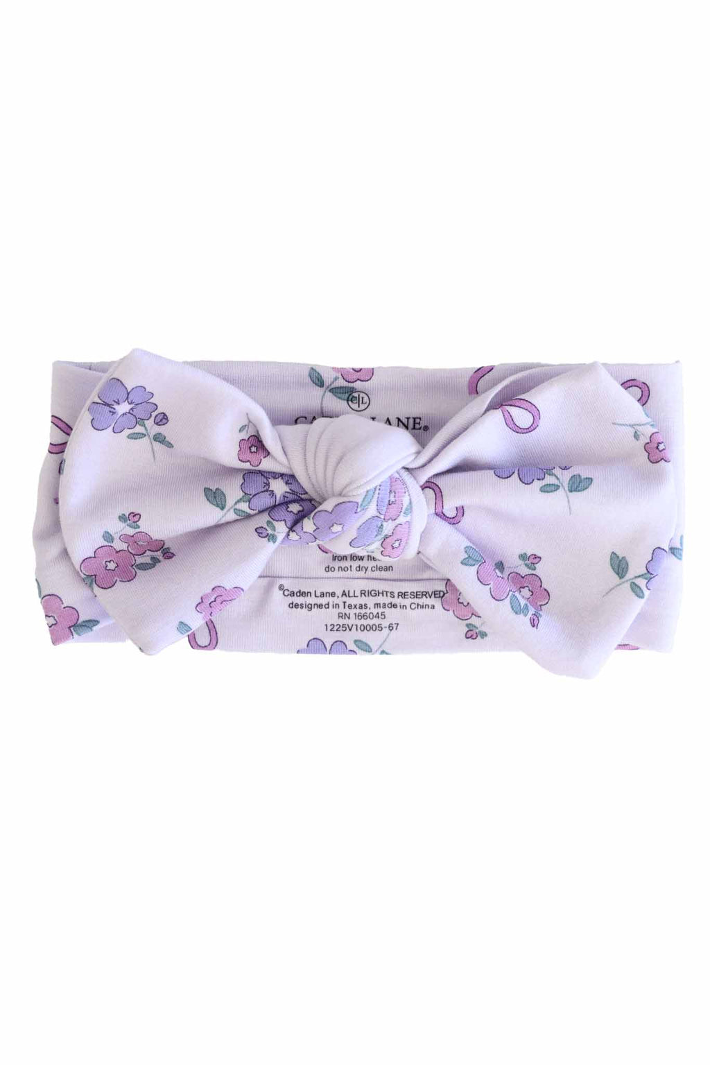 Ribbon & Roses Knit Large Bow Headwrap | Purple
