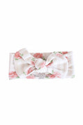 Rosy & Cozy Knit Large Bow Headwrap