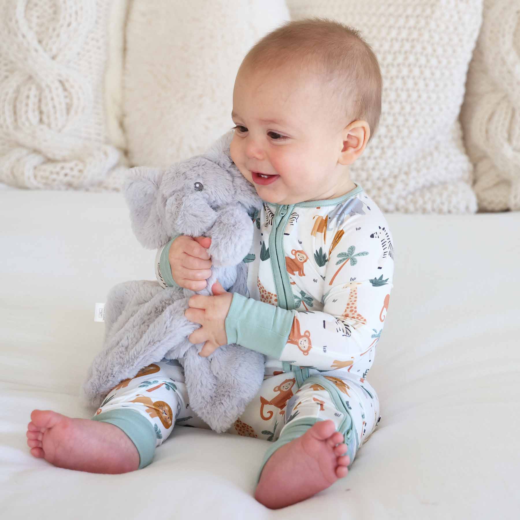 Safari Snuggles Convertible Zip Romper