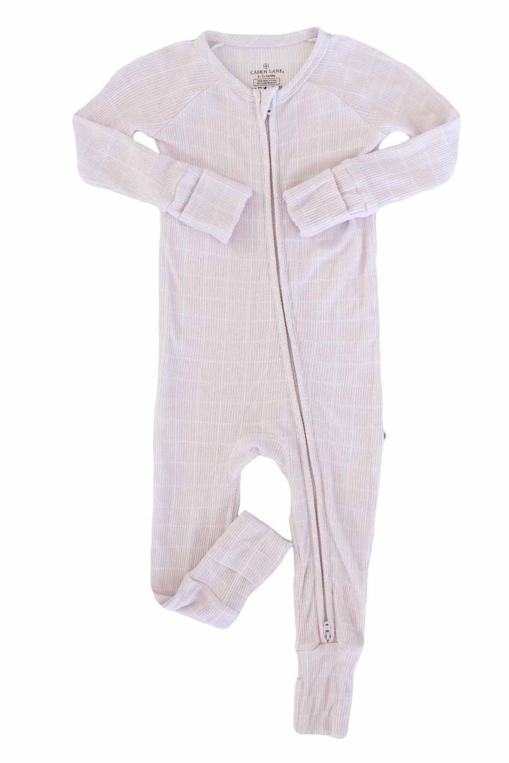 Sloane's Squares Bamboo Waffle Convertible Zip Romper