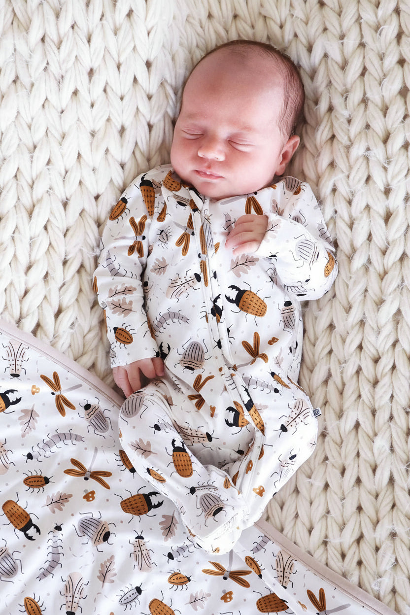 Snuggle Bug Zipper Footie