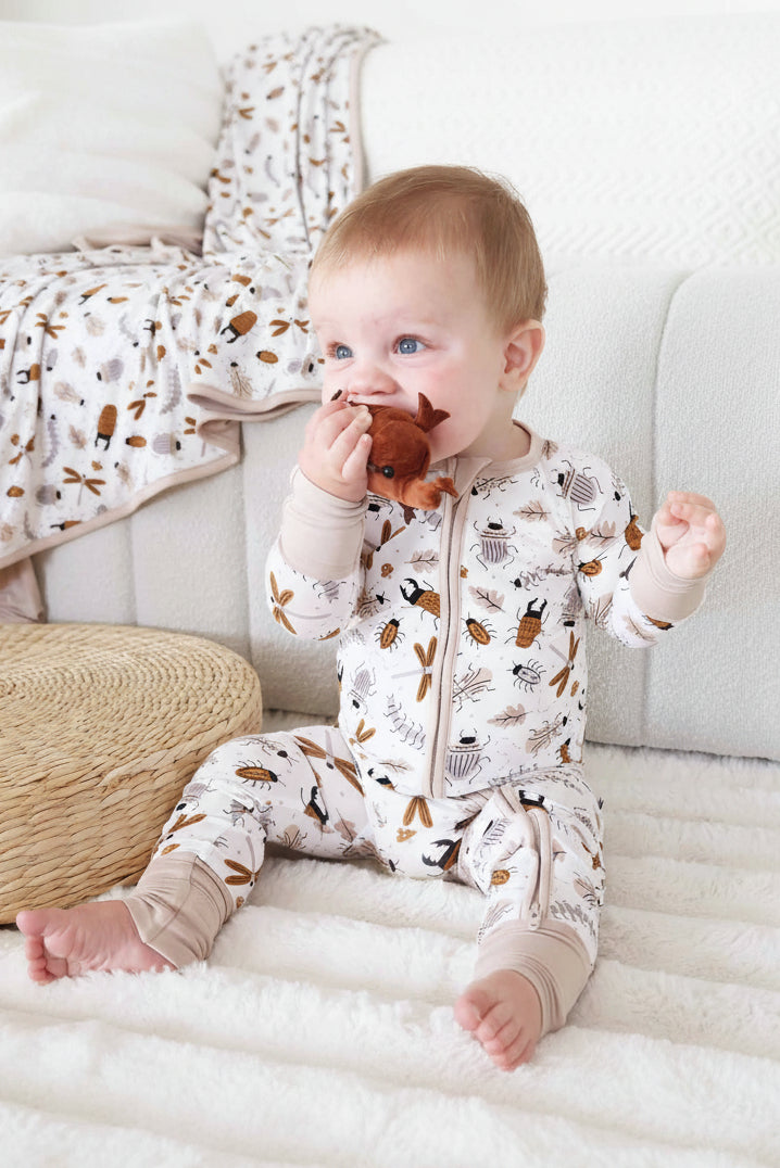 Snuggle Bug Convertible Zip Romper