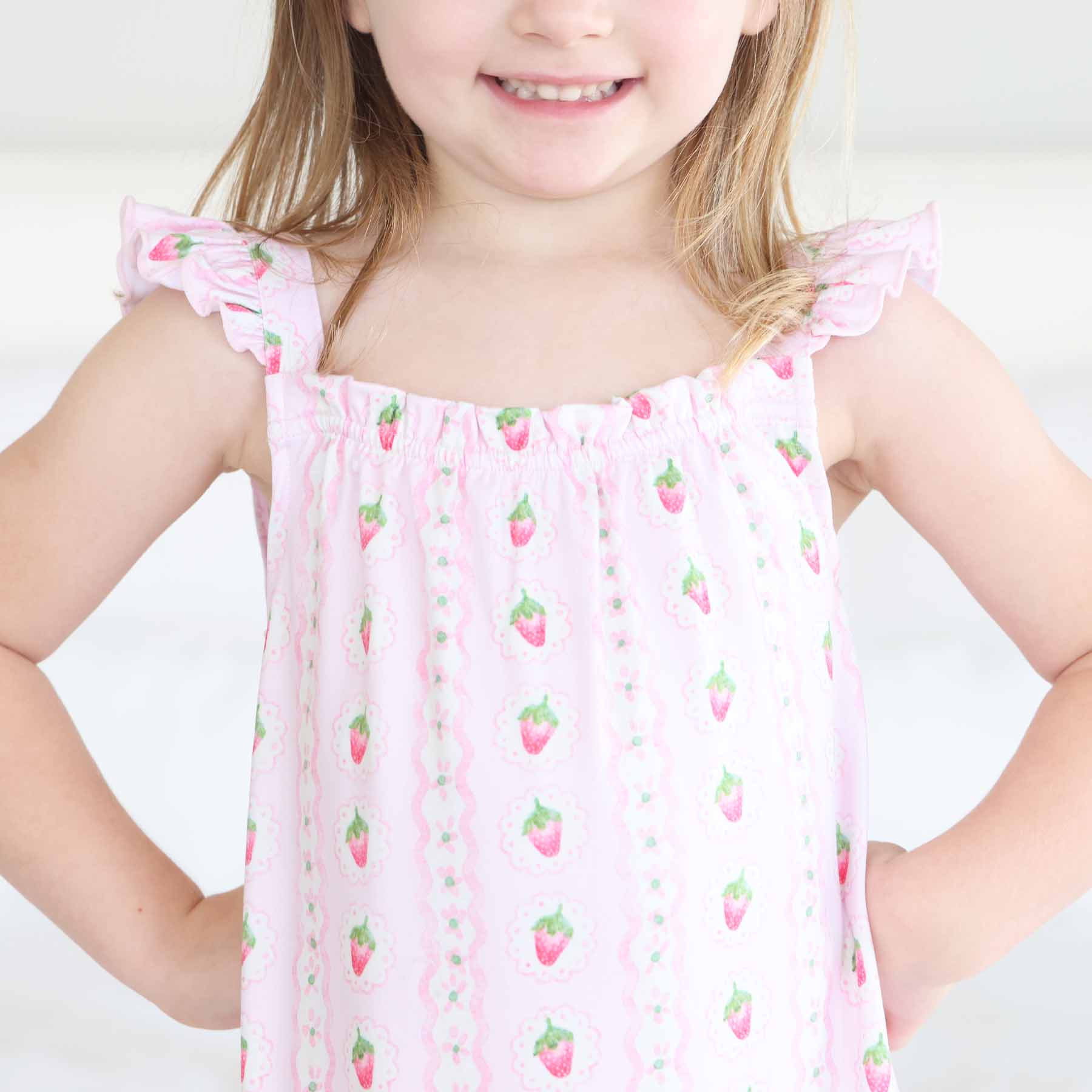 Full Length Ruffle Nightgown | Berry Sweet