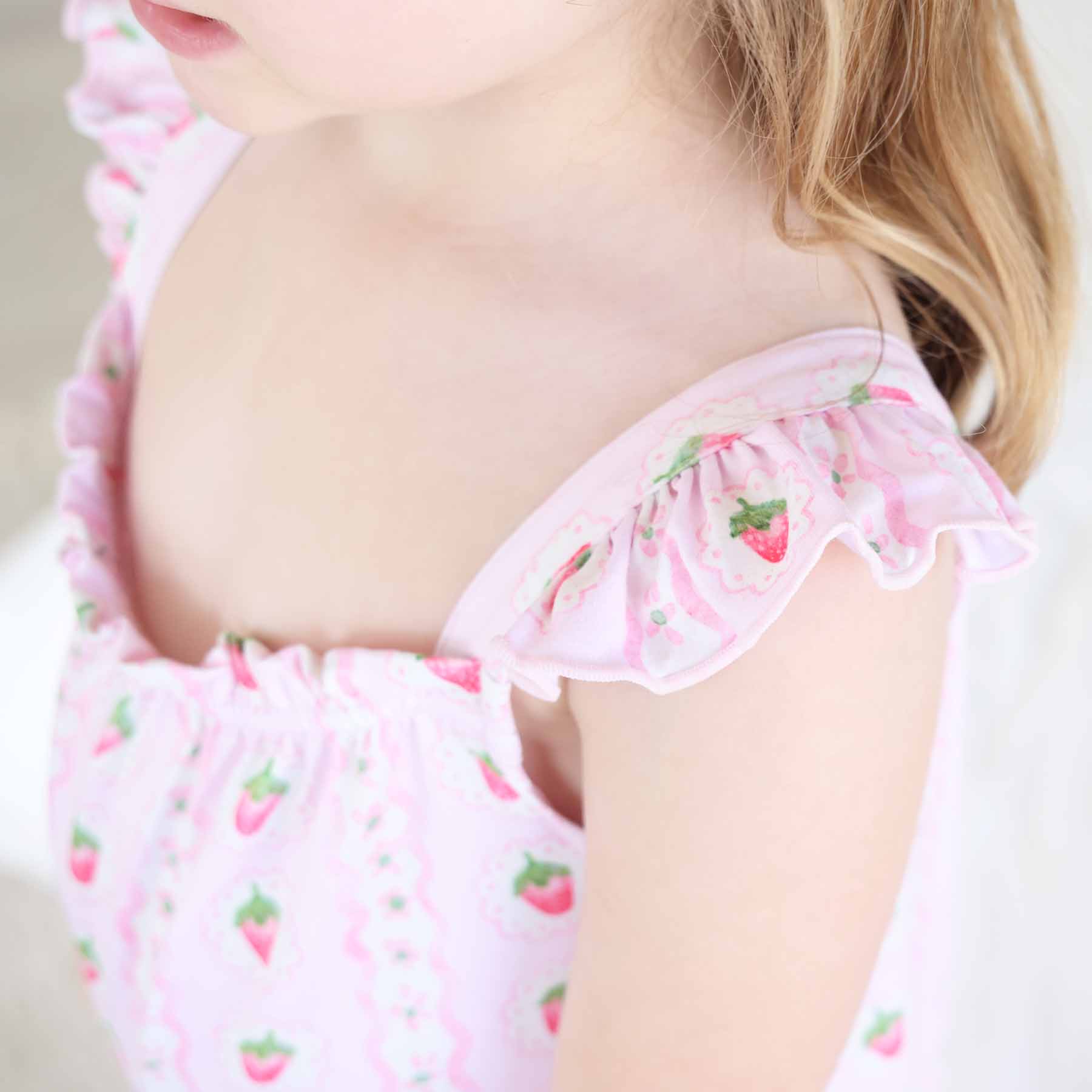 Full Length Ruffle Nightgown | Berry Sweet