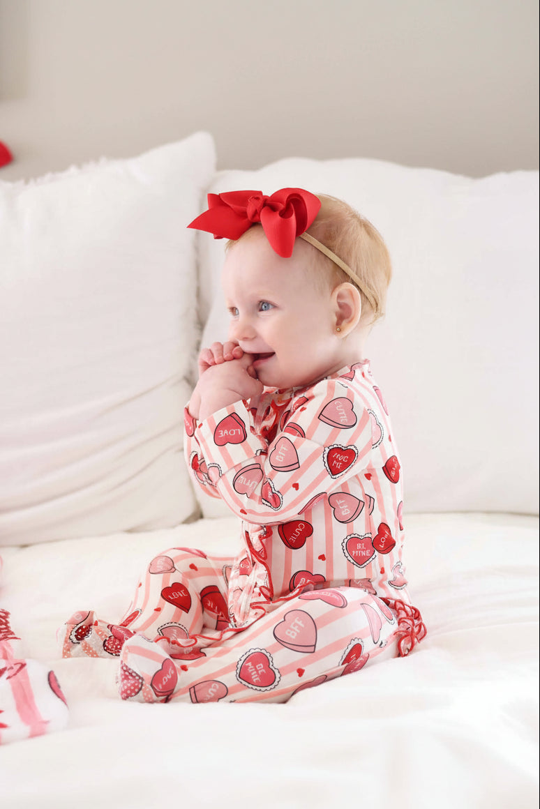 Ribbon Bow Headband | Red