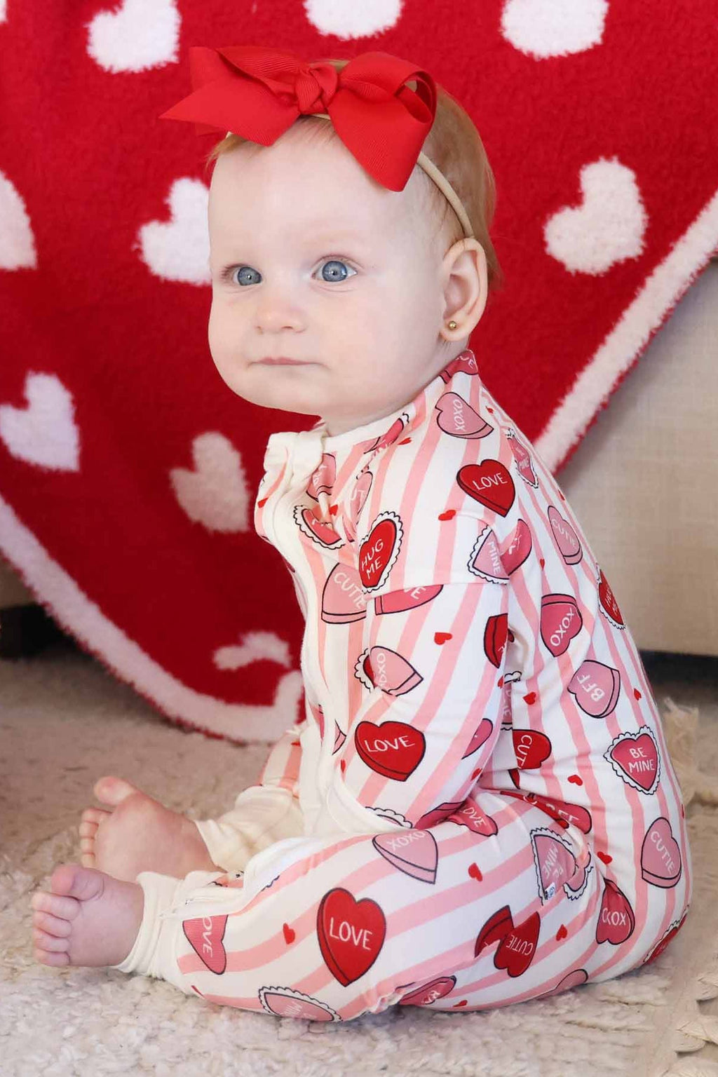 Ribbon Bow Headband | Scarlet