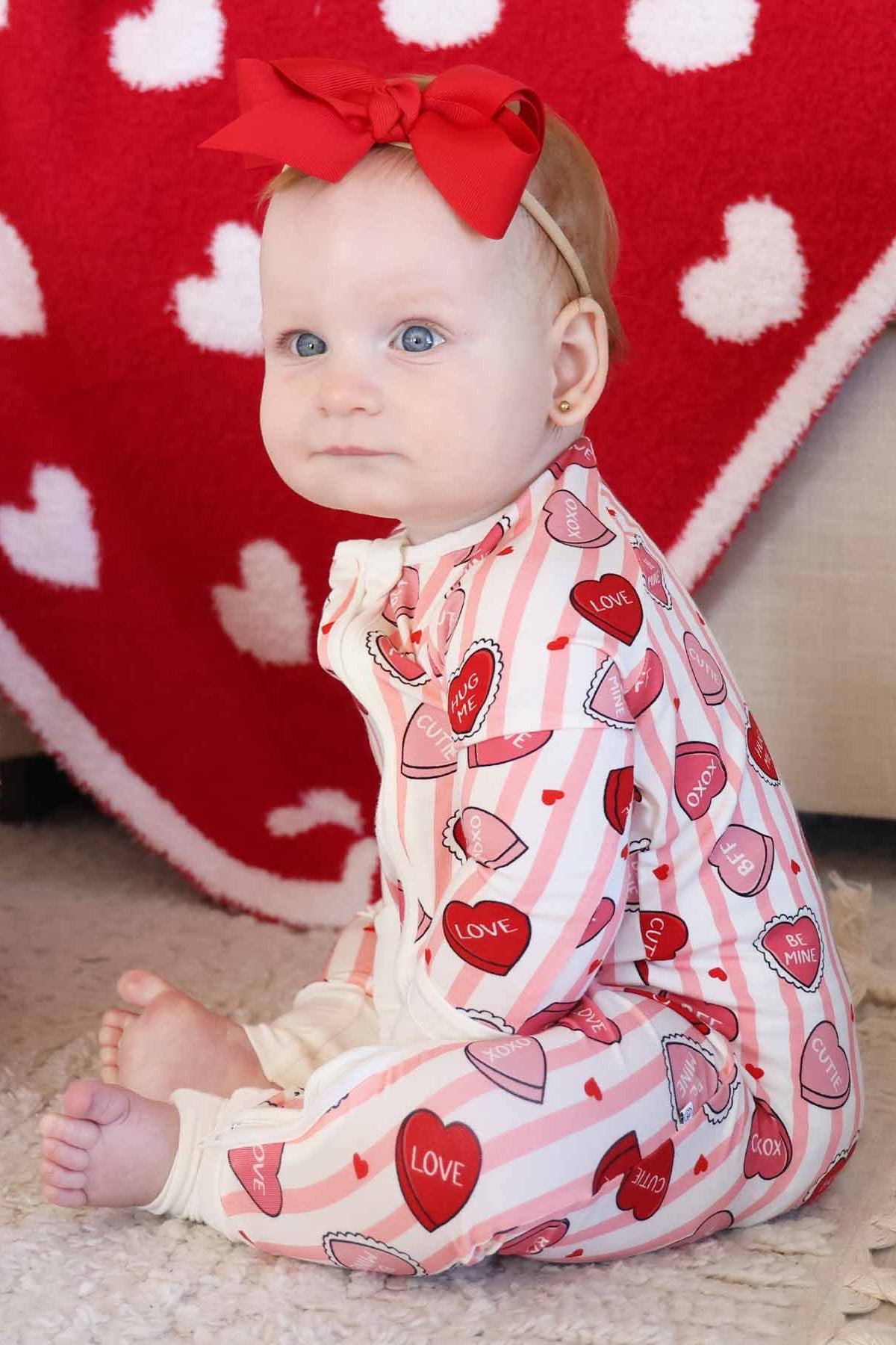 Ribbon Bow Headband | Scarlet
