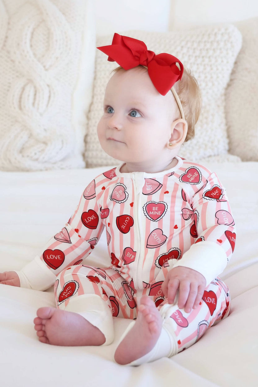 Ribbon Bow Headband | Red