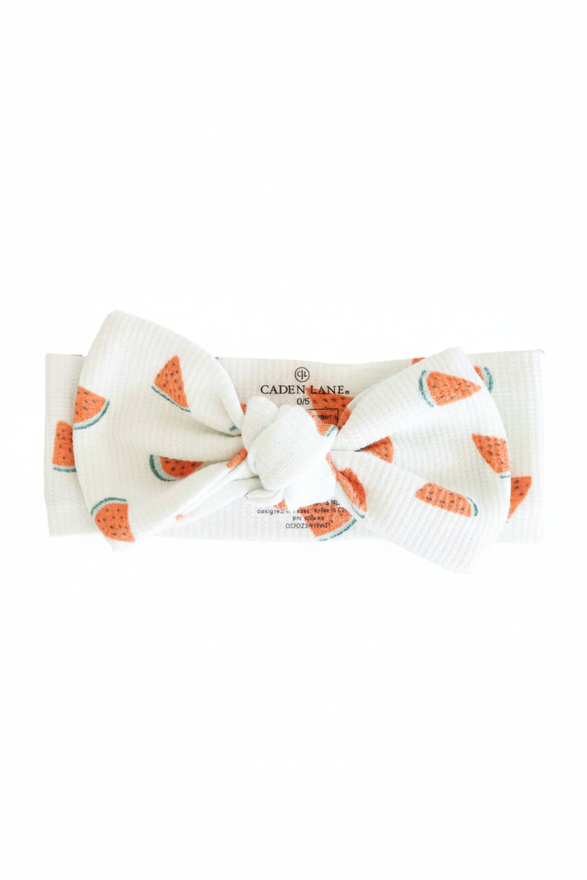 Slice, Slice Baby Bamboo Waffle Knit Large Bow Headwrap