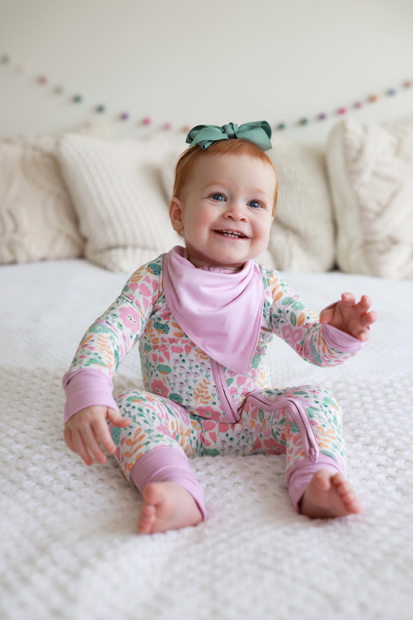 Willow's Whimsy Floral Convertible Zip Romper