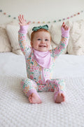 Willow's Whimsy Floral Convertible Zip Romper