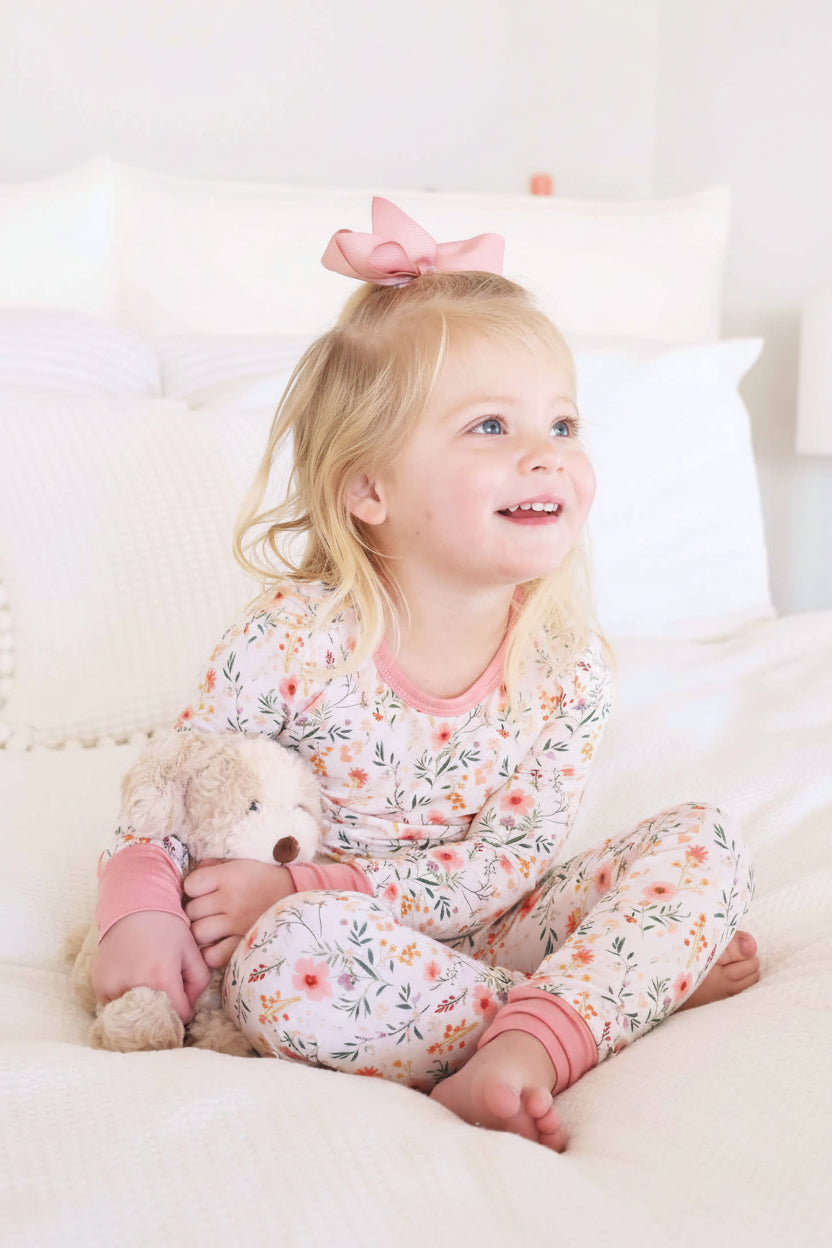 Winnie's Wildflowers Two Piece Pajama Set