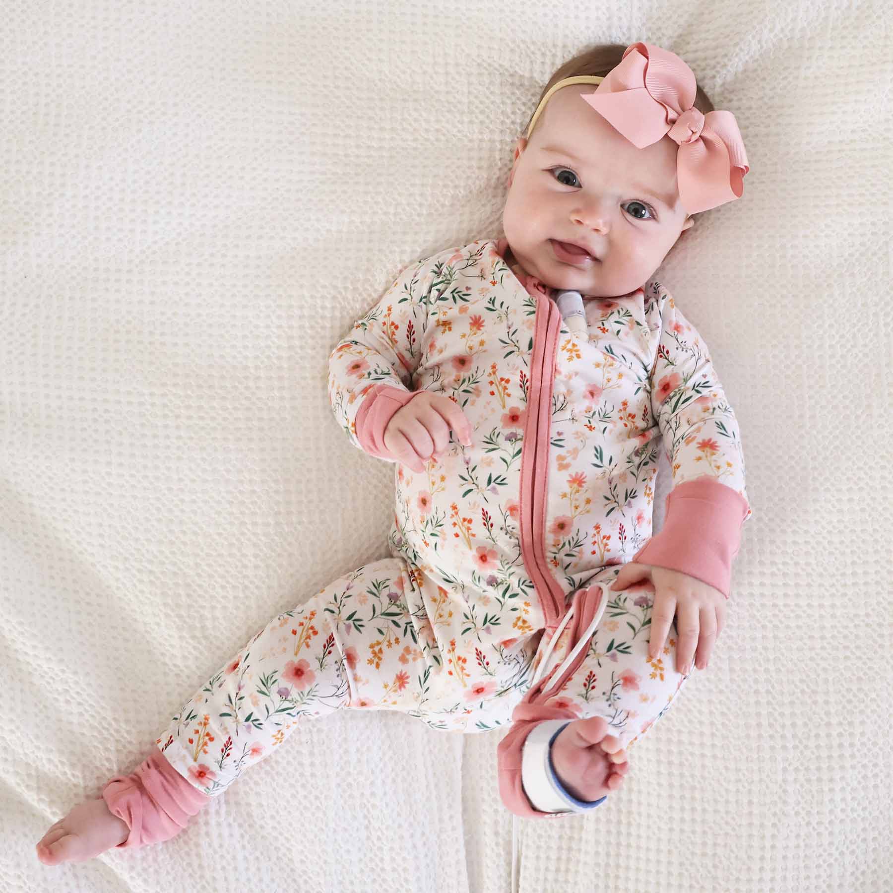 Winnie's Wildflowers Convertible Zip Romper